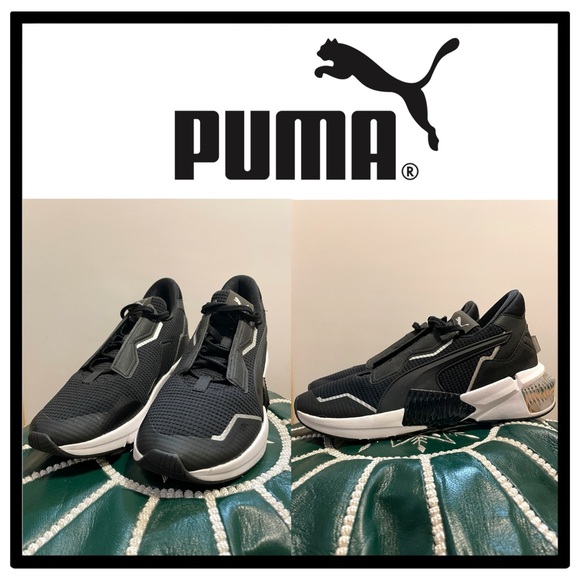 Puma chunky sneakers - black/white/silver - Picture 1 of 5